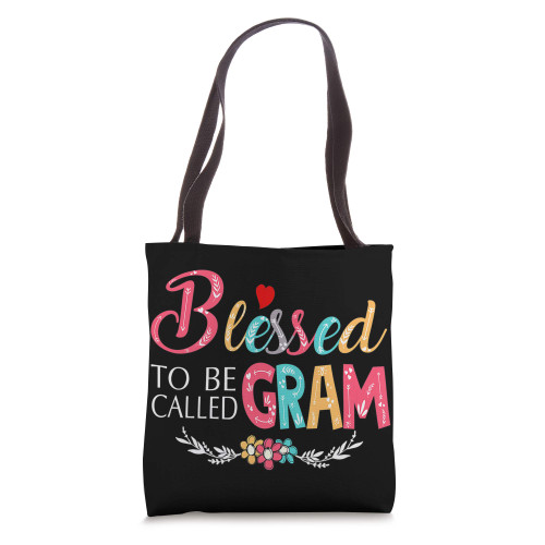 Blessed to be called Gram Colorful-Grandma design Tote Bag