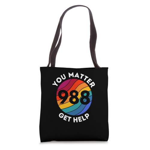 Suicide Awareness - 988 Shirt - Suicide Prevention 988 Tote Bag