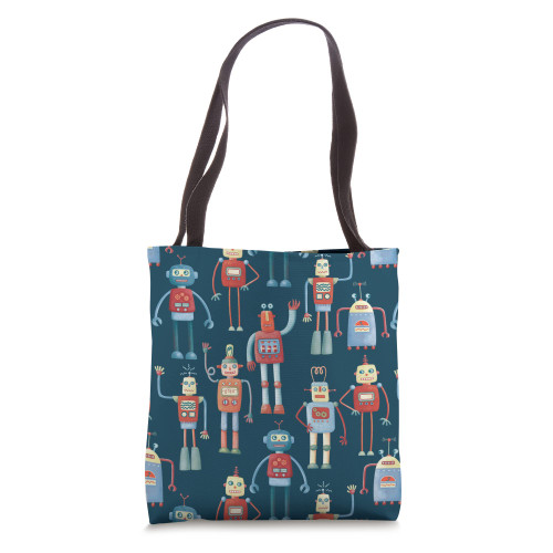 Mechanical Robots Tote Bag
