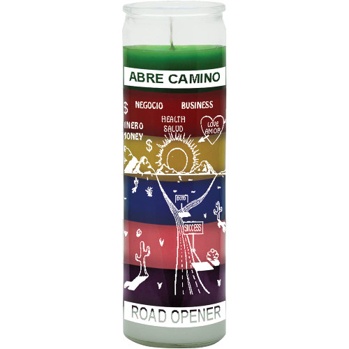 INDIO 7 Color 7 Day Spiritual Candle-Road Opener