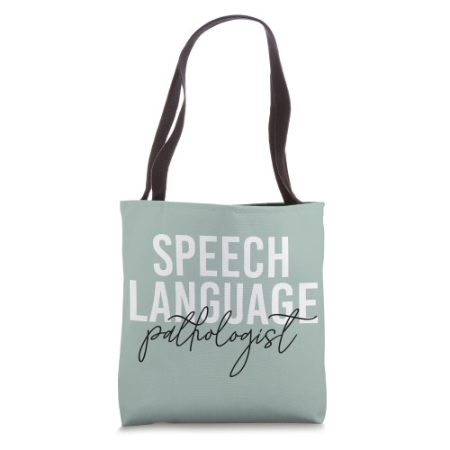 Speech Language Pathologist SLP Therapy Tote Bag
