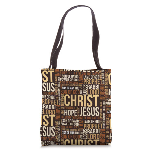 Christian Jesus Christ Names from the Bible, Believer Tote Bag