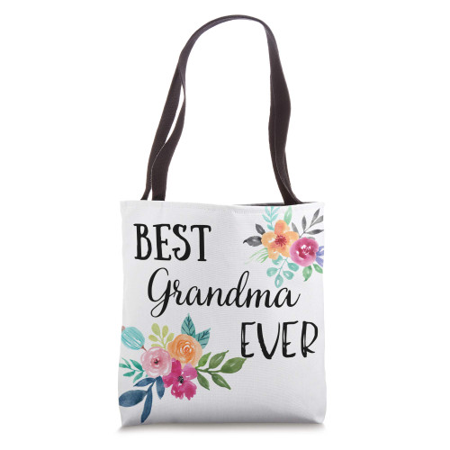 Best Grandma Ever Cute Floral Gift for Grandma Nana Gigi Tote Bag Best Grandma Ever Cute Floral Gift for Grandma Nana Gigi Tote Bag