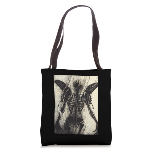 occult gothic dark satanic unholy witchcraft grunge emo goth Tote Bag