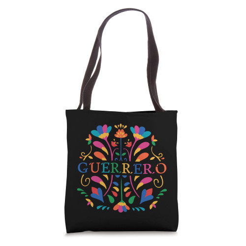 Guerrero Shirt, Guerrero Flower, Guerrero Otomi Mexico Tote Bag