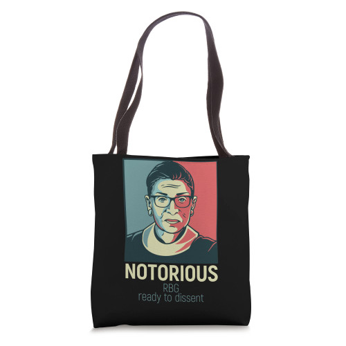Notorious RBG Ruth Bader Ginsburg Political Tote Bag
