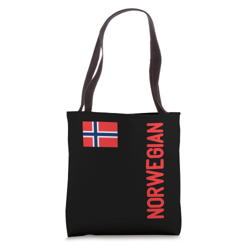 Norwegian Flag And Norway Roots Tote Bag