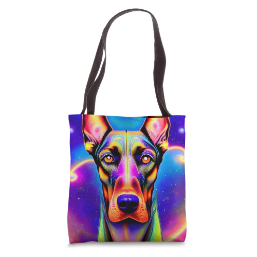 Doberman Galaxy Space Love My Doberman Tote Bag Doberman Galaxy Space Love My Doberman Tote Bag