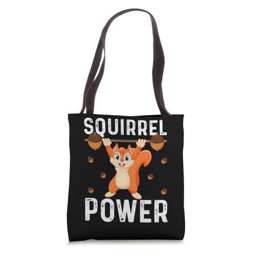 Squirrel Lefting Funny Squirrel Lefting, Funny Gym Outfit Tote Bag