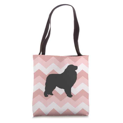 Great Pyrenees Pink Red Wave Mom Dad Tote Bag