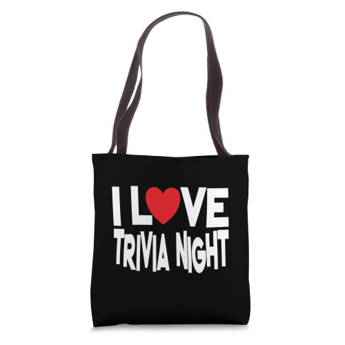 I Love Trivia Night - Fun Trivia Night Game Lover Tote Bag