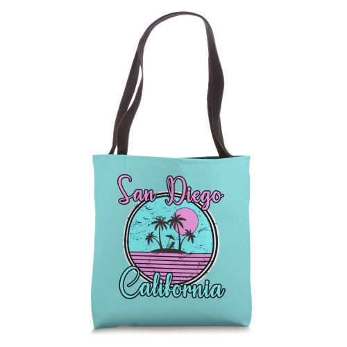 San Diego California CA Beach Travel Souvenir Tote Bag
