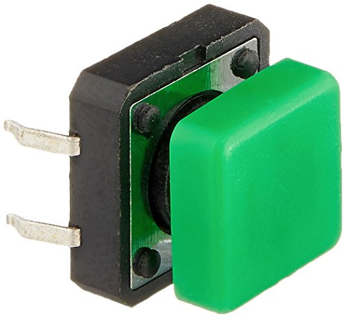 Uxcell 4-Pin DIP Momentary Tact/Tactile Switch, 12 x 12 x 8mm