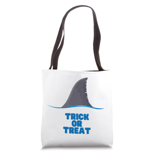 Shark Trick or Treat Bag Tote Bag