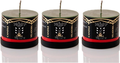 Siete Machos Urania Veladora / 7 Machos Veladora / Siete Machos Scented Candle 100g - 3.527 oz. (3 Pack)