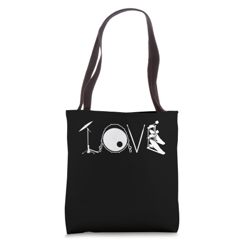 Drummers Drumming - Drum Love Drums Drummer Tote Bag