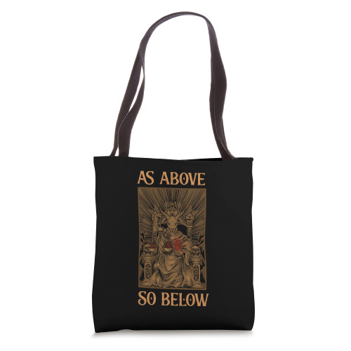 As above So below 666 Baphomet Tote Bag As above So below 666 Baphomet Tote Bag