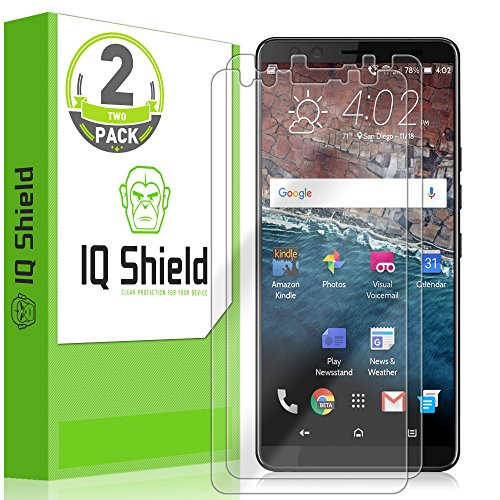 [2-Pack] IQ Shield LiQuidSkin Full Coverage Clear Screen Protector for HTC U12 Plus HD Anti-Bubble TPU Film