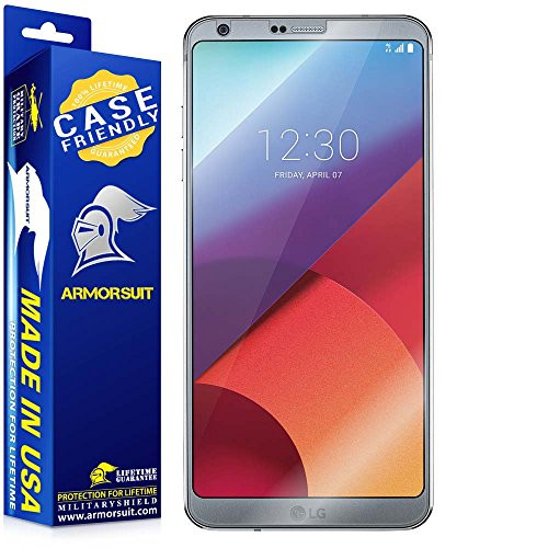 ArmorSuit MilitaryShield [Case Friendly] Screen Protector for LG G6 - Anti-Bubble HD Clear Film