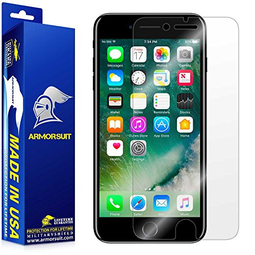ArmorSuit MilitaryShield Screen Protector for Apple iPhone 7 - [Max Coverage] Anti-Bubble HD Clear Film
