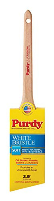 Purdy Adjutant 2-1/2 in. W White China Bristle Angle Paint Brush Purdy Adjutant 2-1/2 in. W White China Bristle Angle Paint Brush
