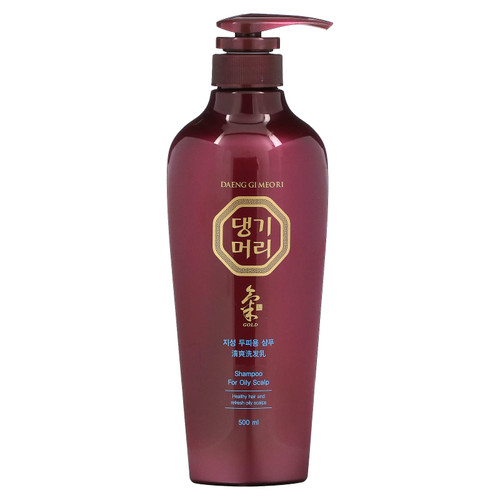 Daeng Gi Meo Ri - Shampoo for Oily Scalp, Herbal Extracts, Hair Strengthener, Sebum Control, 16.9 fl oz (500 ml)