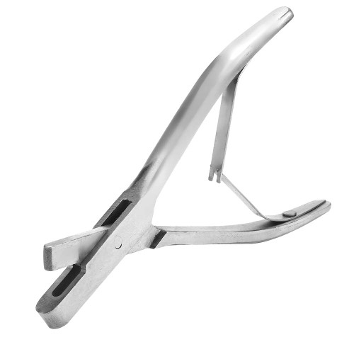 HEEPDD Stainless Steel Pig Ear Plier, U Shape Livestock Ear Notcher Animal Identification Plier Applicator Tool