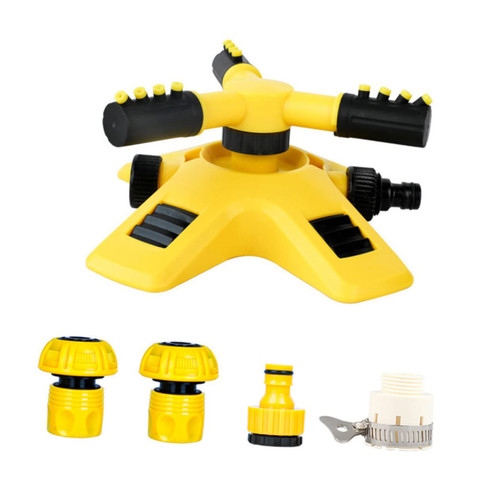 Yardenfun 1 Set Sprinklers Plants Automatic Accessories Tool Sprinkler for Garden Flowers Lawns Garden Sprinkler System Tractor Sprinkler Sprayer to Rotate Pressure Rod Plastic High Pressure