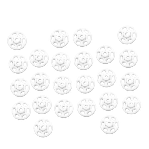 Lurrose 1000pcs Snap Button Kit Snap Buttons Sew on Snaps Buttons for Sewing Hook and Eye Buttons for Crafts Shirt Buttons Dress It up Buttons Snaps for Sewing Snapshot Invisible White