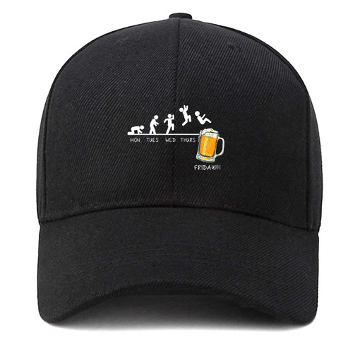 Beer Drinking Baseball Cap Adjustable Dad Hat Unstructured Cotton Hat