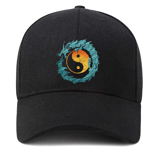 Yin Yang Dragon Baseball Cap Adjustable Dad Hat Unstructured Cotton Hat Yin Yang Dragon Baseball Cap Adjustable Dad Hat Unstructured Cotton Hat