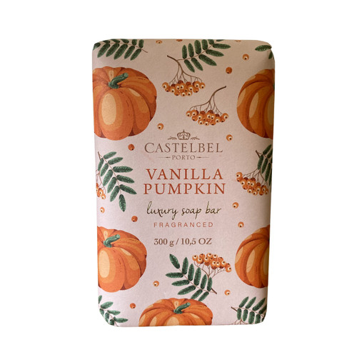 Castelbel Porto Vanilla Pumpkin Luxury Soap Bar 10.5 Oz
