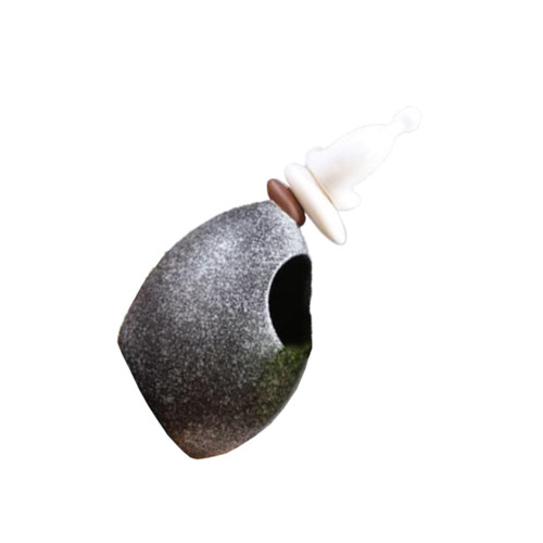 ABOOFAN Hydroponic Vase Decoration Planter Pot Water Lily Planter Zen Flower Vase Hydroponic Plant Pot Water Lily Bowl Ceramic Hydroponic Planter Glass Vases Ceramics China Buddha