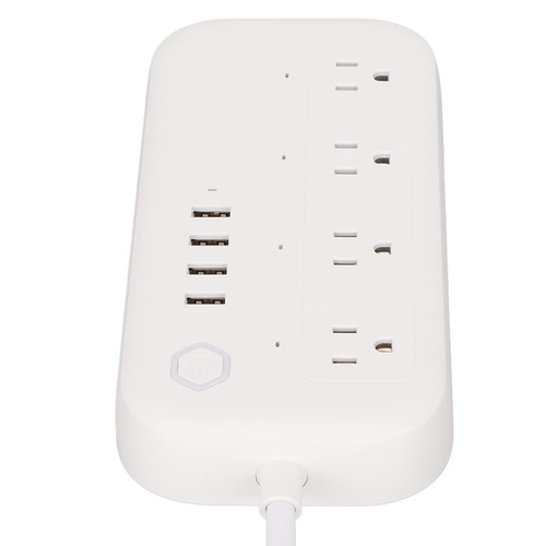 Surge Protector with USB,Smart Power Strip with 4 AC Outlets 4 USB Ports,Fast Charging On Off Timer WiFi Surge Protector
