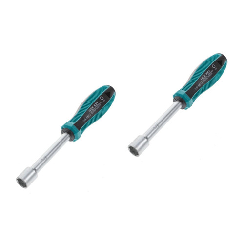 DOITOOL 2pcs Socket Screwdriver Nut Drivers Screwdriver Nut Driver Hex Screwdriver Screwdrivers Nut Driver Tool Nut Key Sleeve Metal Hex Nut Driver Fragrant Rubber Hand Tools Circuit Board