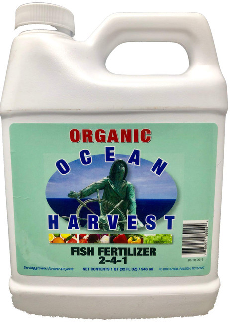 Fish Fertilizer for Plants by EZ-gro | Our Fish Fertilizer for Vegetable Garden is Made with All-Natural and Cold Pressed Fresh Fish | It is Organic Plant Food Made from Fish Hydrolysate