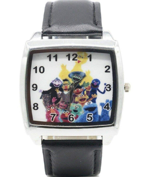 S Street Characters Genuine Leather Band Wrist Watch