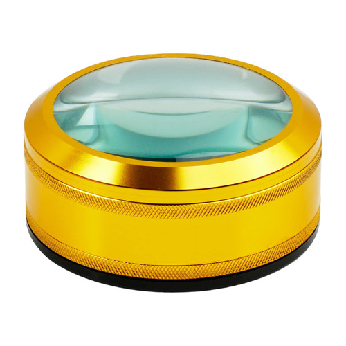 Magnifying Glasses, Magnifier Loupe 10X Magnifying Glass Portable Desktop Pocket Magnifier Jewelry Loupe Metal Reading Magnifying Glass Gift