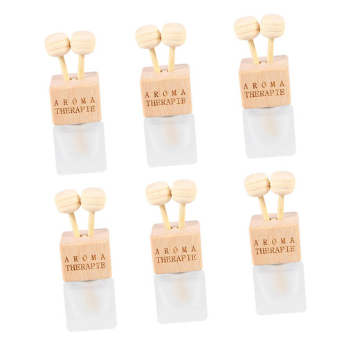Mobestech 6pcs Air Outlet Perfume Bottle Empty Fragrance Bottle Car Perfume Pendant Car Essential Oil Diffuser Air Vent Perfume Bottle Air Vent Essential Oil Bottle Wooden Glass Accessories Mobestech 6pcs Air Outlet Perfume Bottle Empty Fragrance Bottle Car Perfume Pendant Car Essential Oil Diffuser Air Vent Perfume Bottle Air Vent Essential Oil Bottle Wooden Glass Accessories