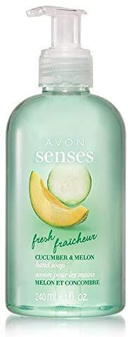 Avon Naturals Fresh Cucumber Melon Antibacterial Liquid Hand Soap 8.4 Oz.