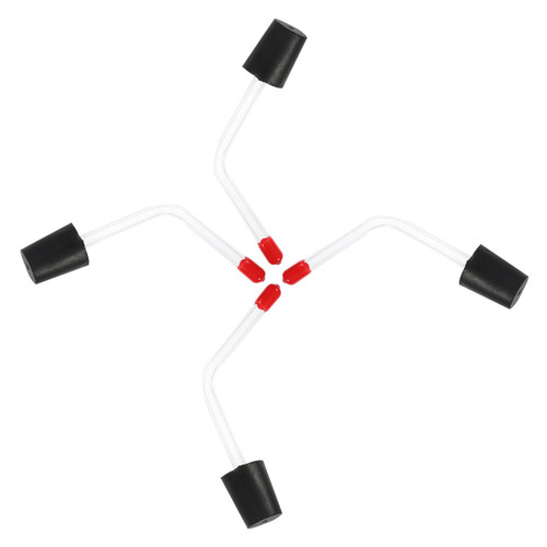 Kisangel 4pcs Hummingbird Water Feeder Outdoor Bird Feeder Bird Feeder Tubes Hummingbird Feeders Replacement Bird Feeding Tube Bird Water Feeder Tubes Wild Bird Feeders Self Made Tool Glass