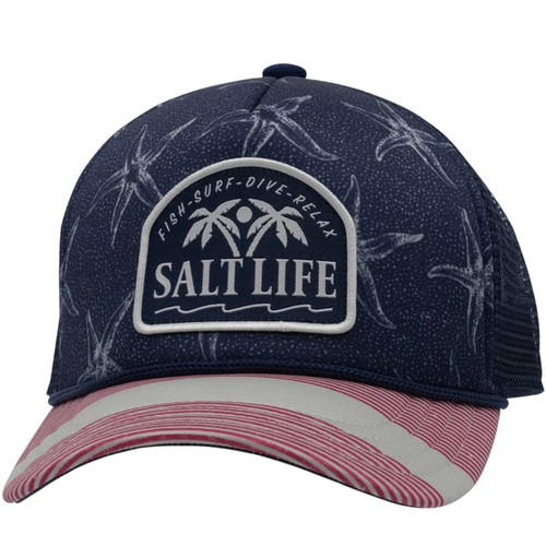 Salt Life Salty Honor Hat, Navy, OSFM