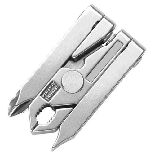 MengK Multitools Plier Mini Portable Folding Plier Stainless Steel Multifunctional Mini Pliers Outdoor Camping Survival Tool