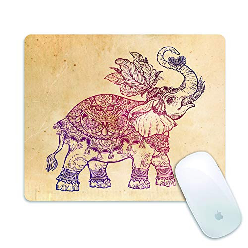Minile Mouse Pad Elephant Design Mousepad Non-Slip Rubber Rectangle Gaming Mouse Pad Mouse Pads for Computers Laptop - Elephant