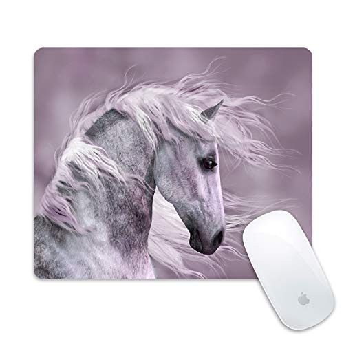 Minile Mouse Pad Horse Design Mousepad Non-Slip Rubber Rectangle Gaming Mouse Pad Mouse Pads for Computers Laptop - Horse