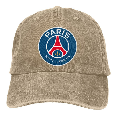 PSG Logo Classic Cowboy Hat Adjustable Baseball Cap Unisex Casual Sports Hat Natural