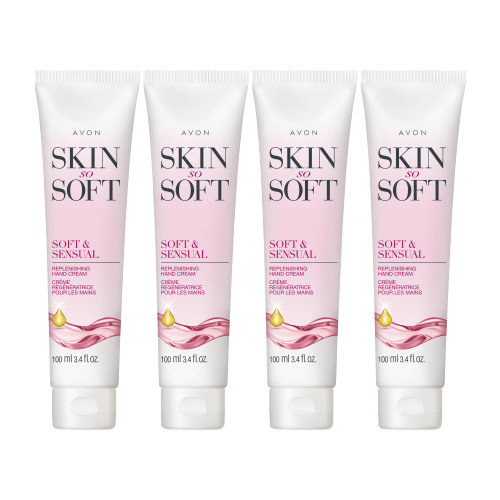 Avon Skin So Soft Soft & Sensual Hand Cream - 4 Pack