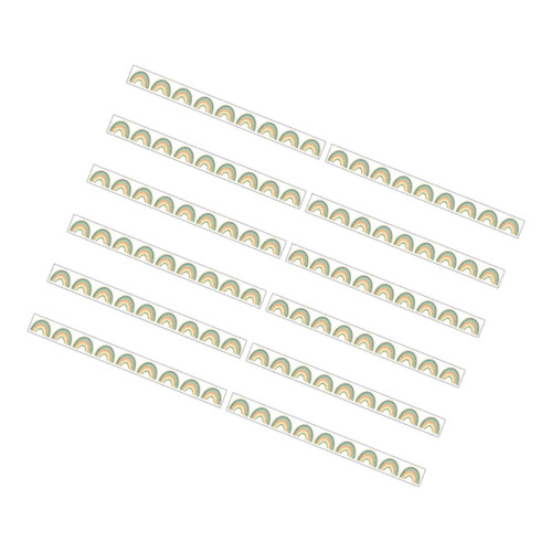 YARNOW 12pcs White Boards Bulletin Boards Removable Border Magnetic Blackboard Border Replaceable Border Magnetic Borders for Classroom Whiteboard Adorable Border Trim Appendix PVC Cute