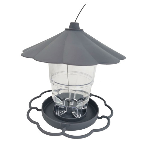 Kisangel Automatic Bird Feeder Hanging Bird Feeder Squirrel Feeders Bird Feeder Hangers for Outside Hanging Flower Pot Feeders Pigeon Feeding Tray Parrot Hanging Feeder Plastic