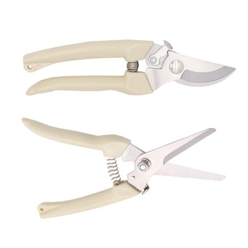 MUSISALY 2pcs Garden pruning shears gardening scissors bush scissors cutter gardening shears plant trimming scissors pruner scissors plant scissors hand tools trimming shears manual plastic